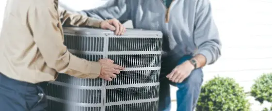 Ducane Condensing Unit Outdoors